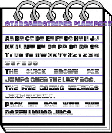 StarsAndStripes-Plain Regular animated font preview StarsAndStripes-Plain Regular animated font preview