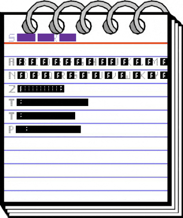 StarsandStripes Regular animated font preview