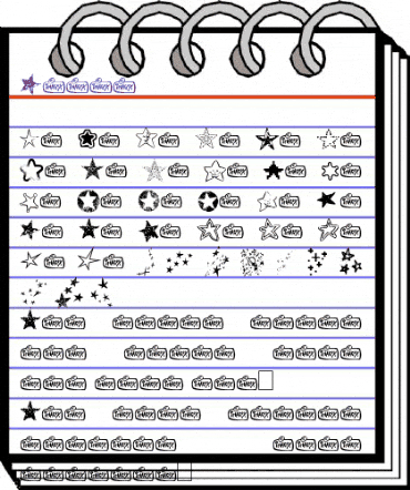 Starz Regular animated font preview Starz Regular animated font preview