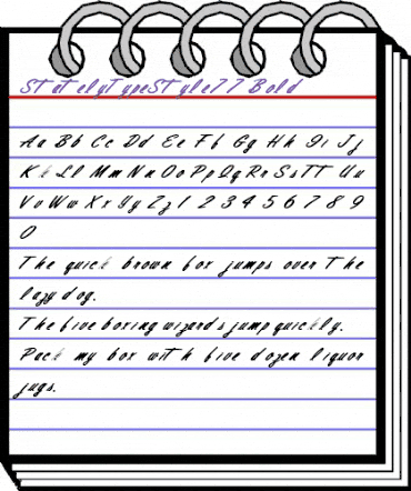 StatelyTypeStyle77 Bold animated font preview StatelyTypeStyle77 Bold animated font preview