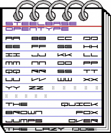 Steelbase Regular animated font preview Steelbase Regular animated font preview