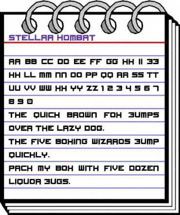 Stellar Kombat Nominal animated font preview Stellar Kombat Nominal animated font preview