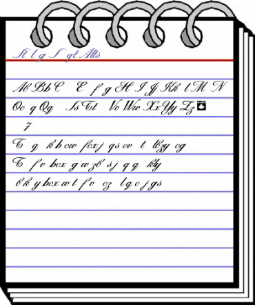Sterling Script Alts Regular animated font preview Sterling Script Alts Regular animated font preview