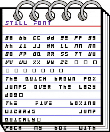 Still Font Still Font animated font preview Still Font Still Font animated font preview
