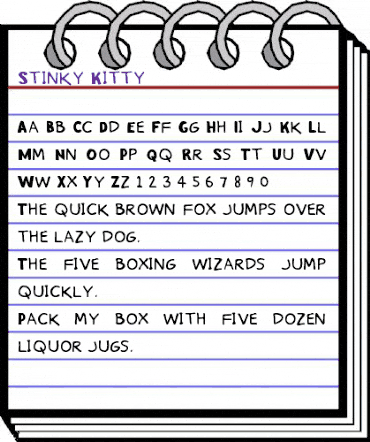 Stinky Kitty Regular animated font preview Stinky Kitty Regular animated font preview