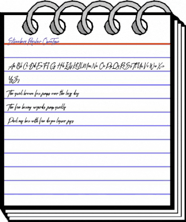 Stoneberg Regular animated font preview