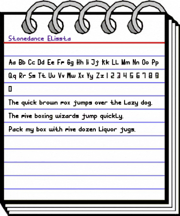 Stonedance Elissta Regular animated font preview Stonedance Elissta Regular animated font preview