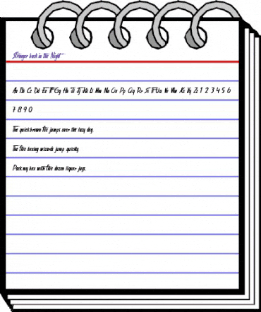 Stranger back in the Night Regular animated font preview Stranger back in the Night Regular animated font preview