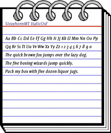 Strayhorn MT Italic SC animated font preview Strayhorn MT Italic SC animated font preview