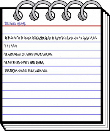 Street Wars Regular animated font preview