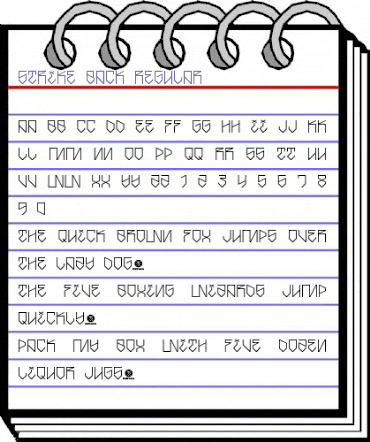 Strike Back Regular animated font preview Strike Back Regular animated font preview