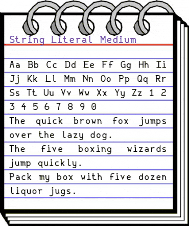 New Regular animated font preview