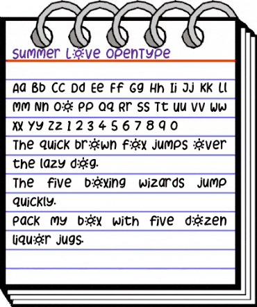 Summer Love Regular animated font preview Summer Love Regular animated font preview
