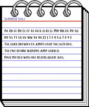 Summer Sale Regular animated font preview Summer Sale Regular animated font preview