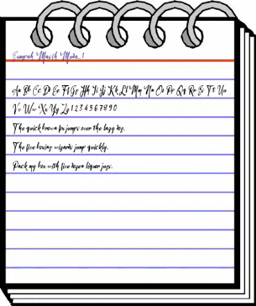 a Sumpah Masih Muda Regular animated font preview a Sumpah Masih Muda Regular animated font preview