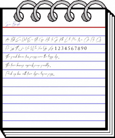 Sun Brush Regular animated font preview Sun Brush Regular animated font preview