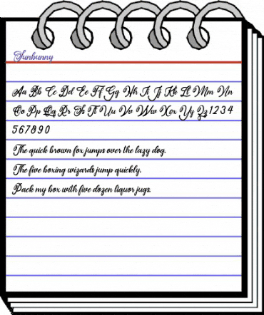Sunbunny Regular animated font preview Sunbunny Regular animated font preview