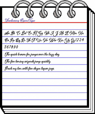 Sunbunny Regular animated font preview Sunbunny Regular animated font preview