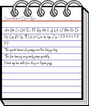 Sundaland Regular animated font preview Sundaland Regular animated font preview