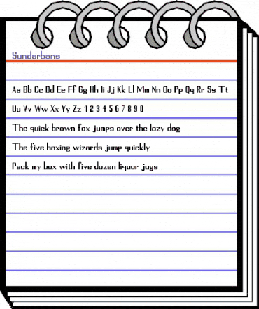 Sundarbans Regular animated font preview Sundarbans Regular animated font preview