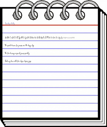 Sunday Rully Regular animated font preview