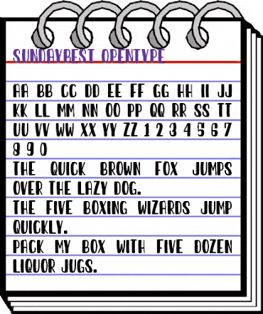 Sunday Best Regular animated font preview Sunday Best Regular animated font preview