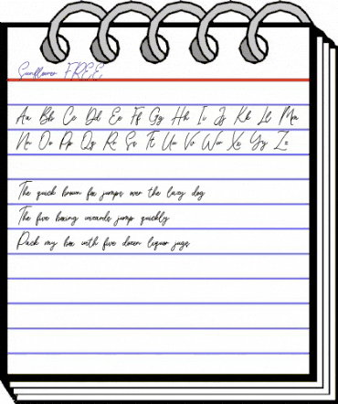 Sunflower FREE Regular animated font preview Sunflower FREE Regular animated font preview