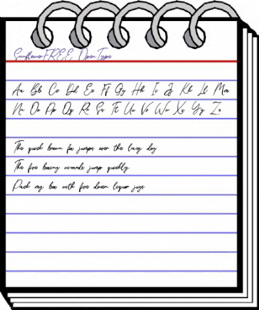 Sunflower FREE Regular animated font preview Sunflower FREE Regular animated font preview