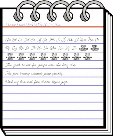 Sunny Sam PERSONAL Thin animated font preview Sunny Sam PERSONAL Thin animated font preview