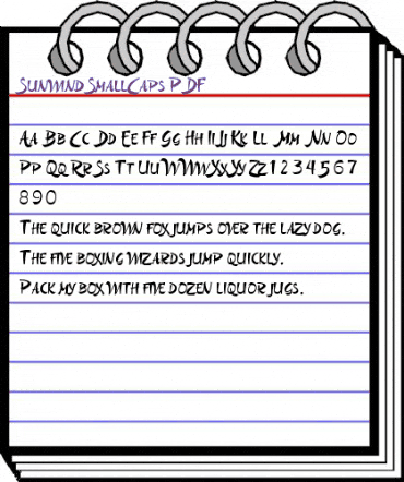 Sunwind SmallCaps Regular animated font preview