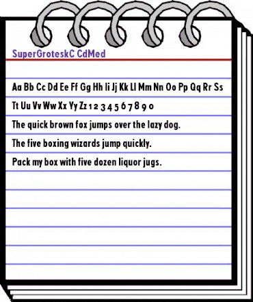 SuperGroteskC Regular animated font preview SuperGroteskC Regular animated font preview