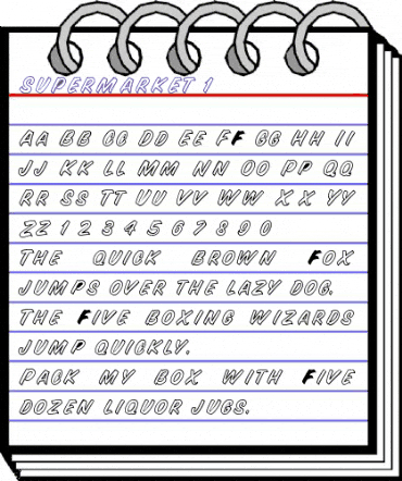 Supermarket 1 Regular animated font preview Supermarket 1 Regular animated font preview