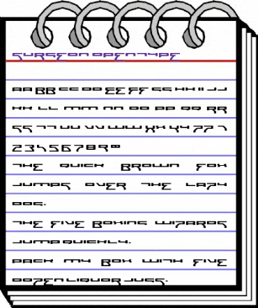 Surgeon Regular animated font preview Surgeon Regular animated font preview