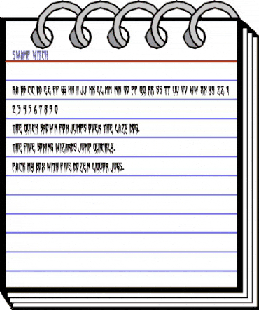 Swamp Witch Regular animated font preview Swamp Witch Regular animated font preview