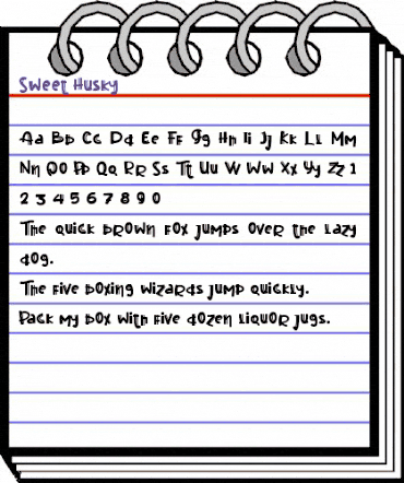 Sweet Husky Regular animated font preview Sweet Husky Regular animated font preview