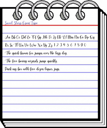 Sweet Story Regular animated font preview Sweet Story Regular animated font preview