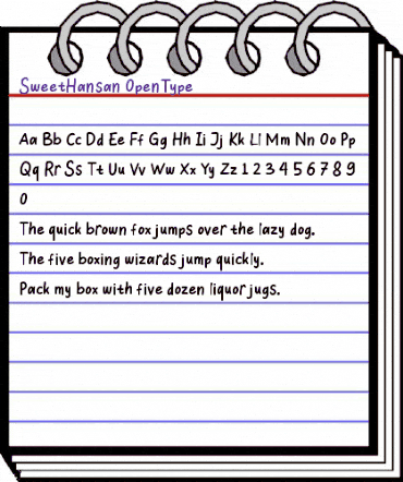 Sweet Hansan Regular animated font preview Sweet Hansan Regular animated font preview