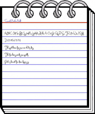 Sweetly Broken Bold animated font preview