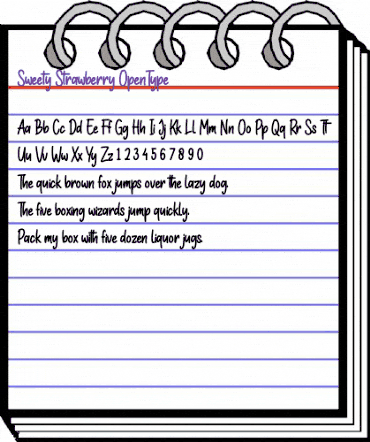 Sweety Strawberry Regular animated font preview Sweety Strawberry Regular animated font preview