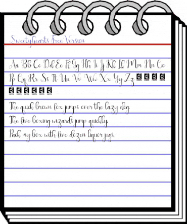 Sweetyhearts FreeVersion Regular animated font preview Sweetyhearts FreeVersion Regular animated font preview
