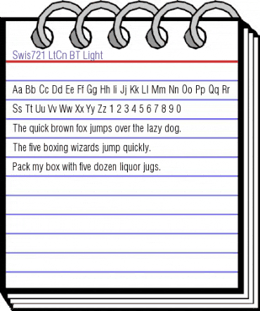 Swis721 LtCn BT Light animated font preview Swis721 LtCn BT Light animated font preview