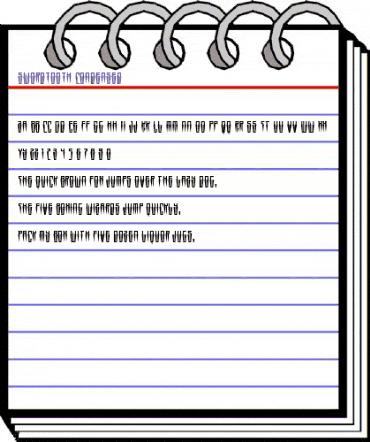 Swordtooth Condensed Condensed animated font preview