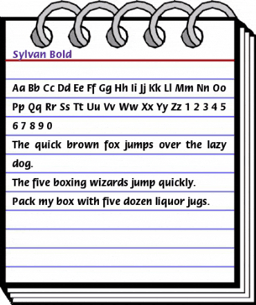 Sylvan-Bold Regular animated font preview Sylvan-Bold Regular animated font preview