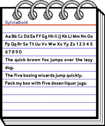 SylviaBold Regular animated font preview SylviaBold Regular animated font preview