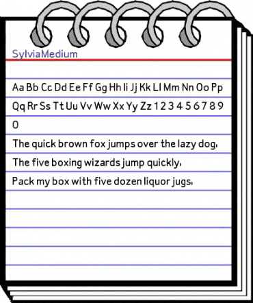 SylviaMedium Regular animated font preview SylviaMedium Regular animated font preview