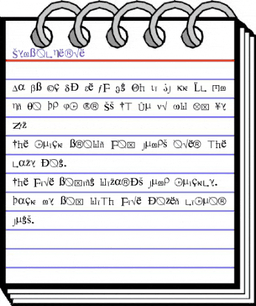 New Regular animated font preview