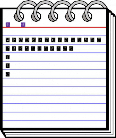 TaglienteInitials Medium animated font preview TaglienteInitials Medium animated font preview