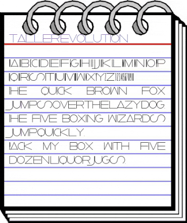 taller evolution Regular animated font preview taller evolution Regular animated font preview