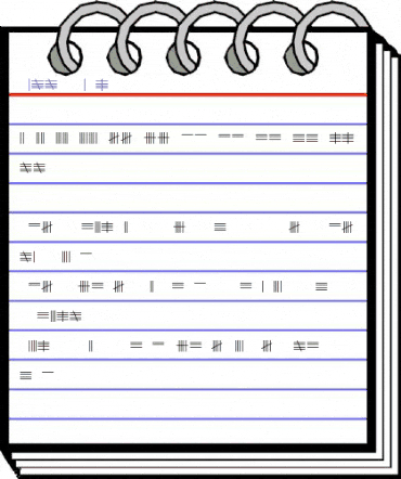 Tally Mark Regular animated font preview Tally Mark Regular animated font preview