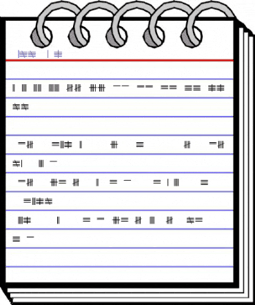 Tally Mark Regular animated font preview Tally Mark Regular animated font preview